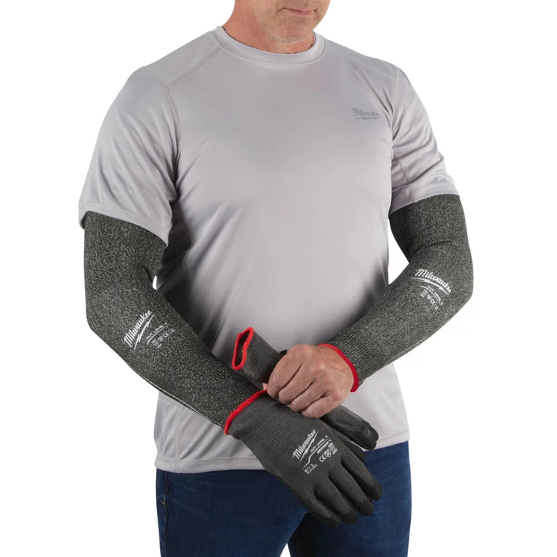 Milwaukee Arm-Schnittschutz grau Klasse E 40cm