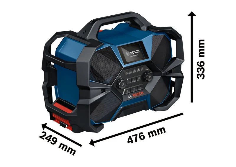 Bosch Professional GPB 18VH-6 SRC Akku-Radio ohne Akku/Lader im Karton