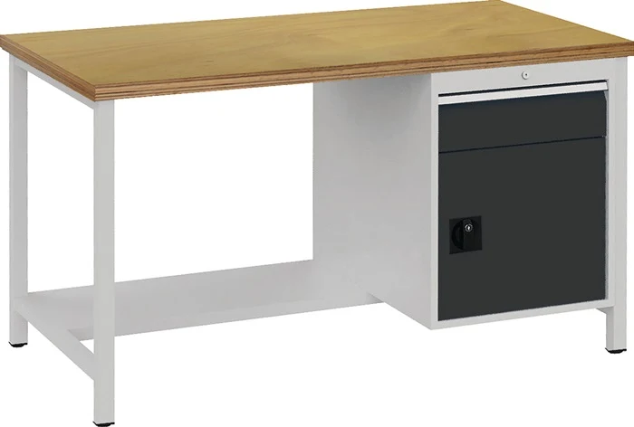 BEDRUNKA+HIRTH Werkbank anthrazitgrau, RAL 7016 B1500xH859xT750 mm ( 9000426061 )