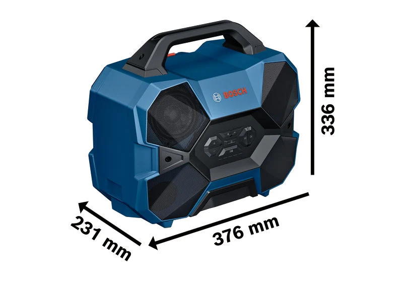 Bosch Professional GPB 18V-6 C Akku-Bluetooth-Lautsprecher ohne Akku/Lader im Karton