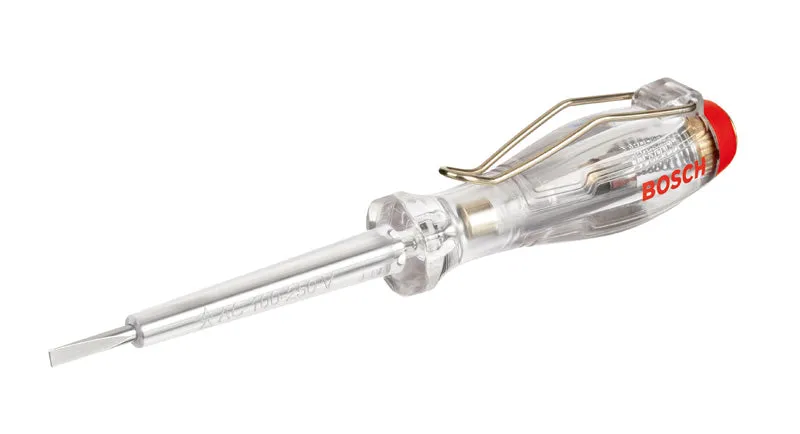 Bosch PRO Einpoliger Phasenprüfer SL3x65 (Maximalspannung 250 V, wegrollsicher, DIN VDE 0680-6)