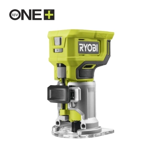 RYOBI RTR18-0 Akku-Kantenfräser inkl. 2x Spannzange, Nutfräser ohne Akku/Lader (5133005654)