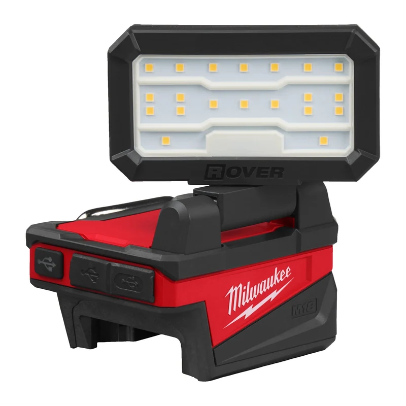 Milwaukee M18 ALIS-0 Akku-Bauleuchte (1000 Lumen, 300° horizontale & 180° vertikale Beweglichkeit, bis zu 110 h Laufzeit, ohne Akku)
