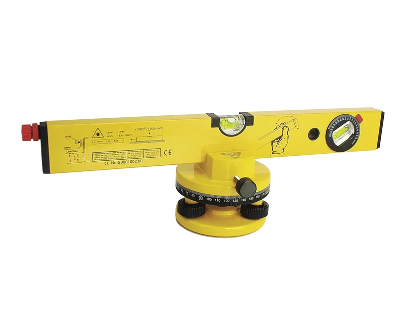Laser-Wasserwaagen-Set im Koffer