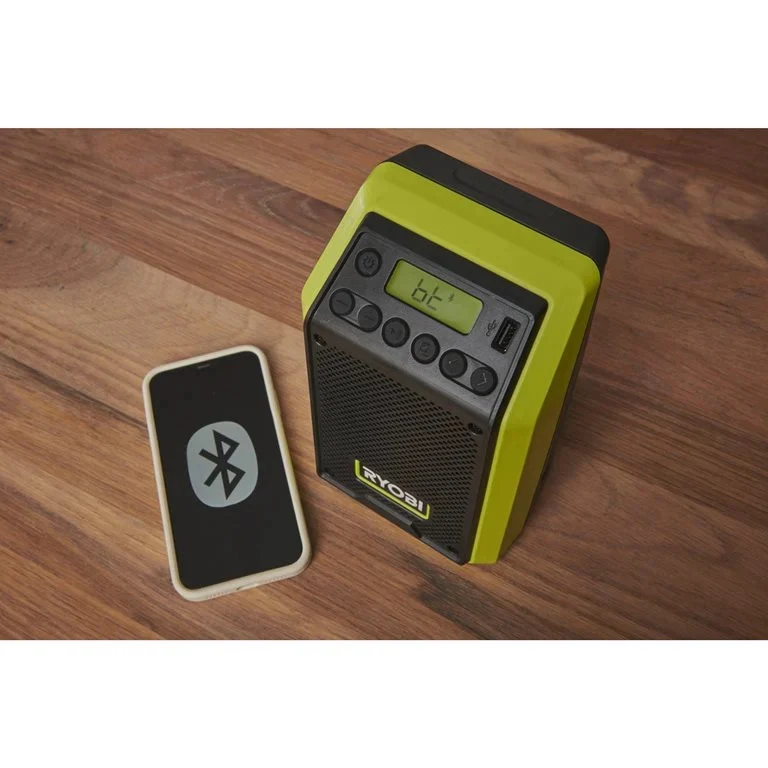 RYOBI ONE+ RRDAB18-0 Akku-Bluetooth-Radio mit DAB Funktion ohne Akku/Lader