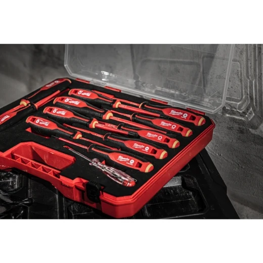 Milwaukee VDE Tri-Lobe Schrauberdreher Set SL/PH/PZ/Spannungsprüfer (4932478738)