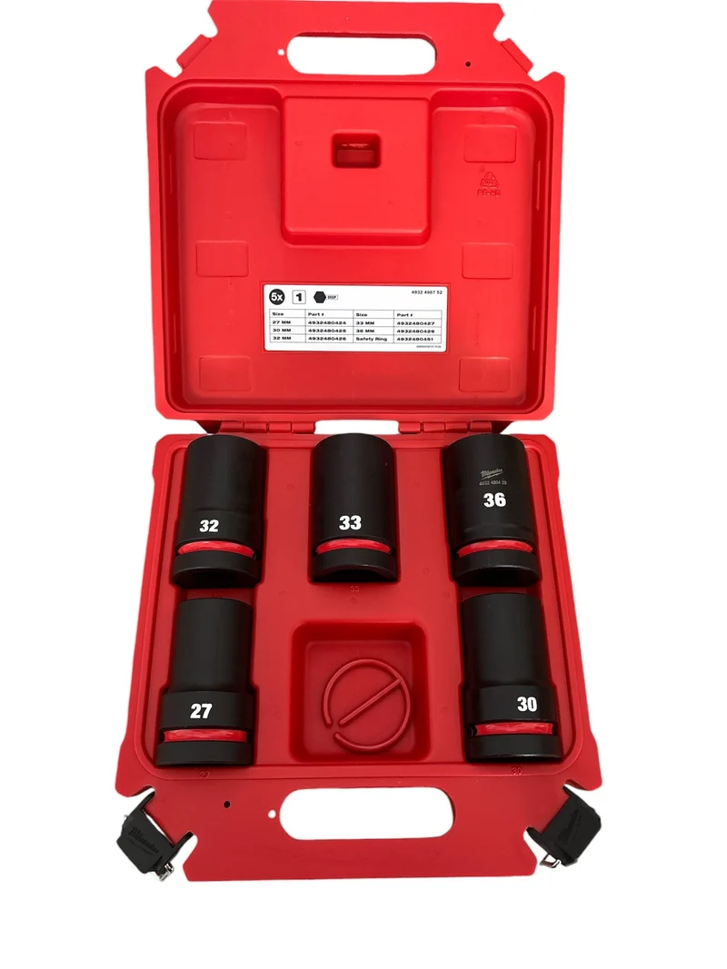 Milwaukee Shockwave Schlagnuss Set 1" lang