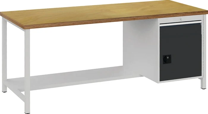 BEDRUNKA+HIRTH Werkbank anthrazitgrau, RAL 7016 B2000xH859xT750 mm ( 9000426069 )