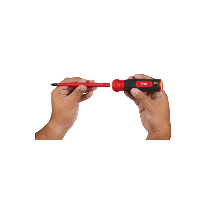 Milwaukee VDE Multi-Bit Schraubendreher 4-in-1 inkl. 4 isolierten Bits TX (4932493658)
