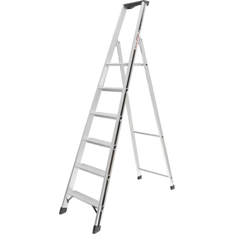 ALU-PRO Stufenstehleiter mit Plattform 70026