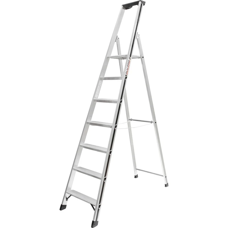ALU-PRO Stufenstehleiter mit Plattform 70026