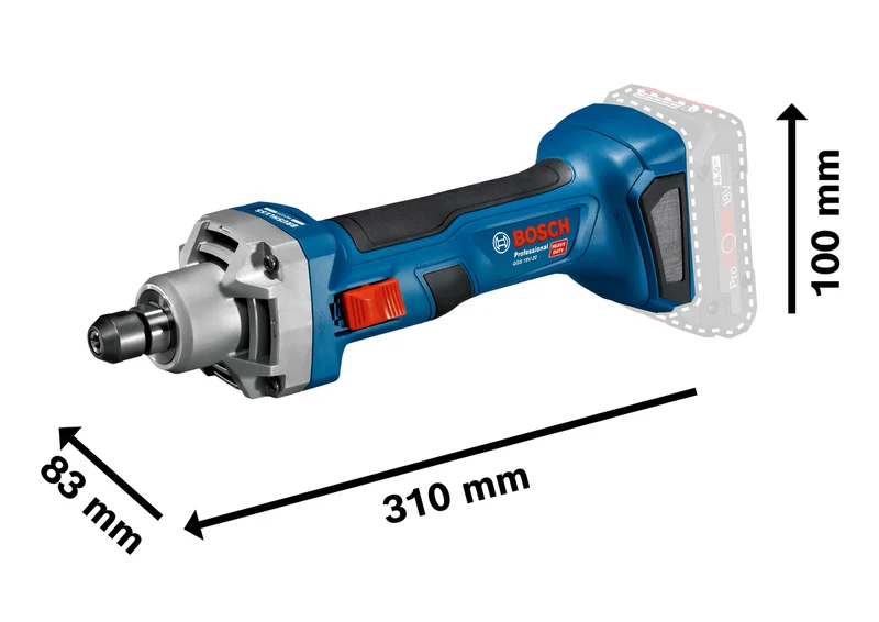 Bosch Akku-Geradschleifer GGS 18V-20 in L-BOXX