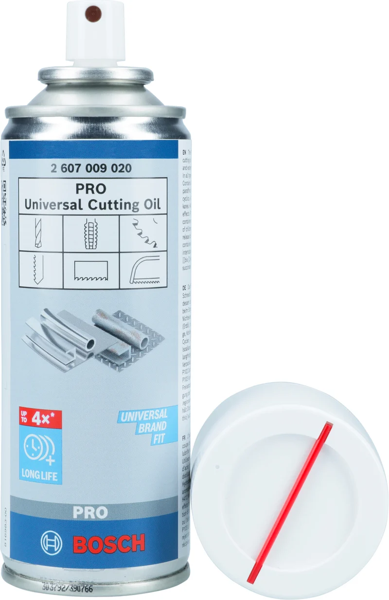 Bosch PRO Universalschneideöl 250 ml (Zum Schmieren von Zubehör in Metallanwendungen)