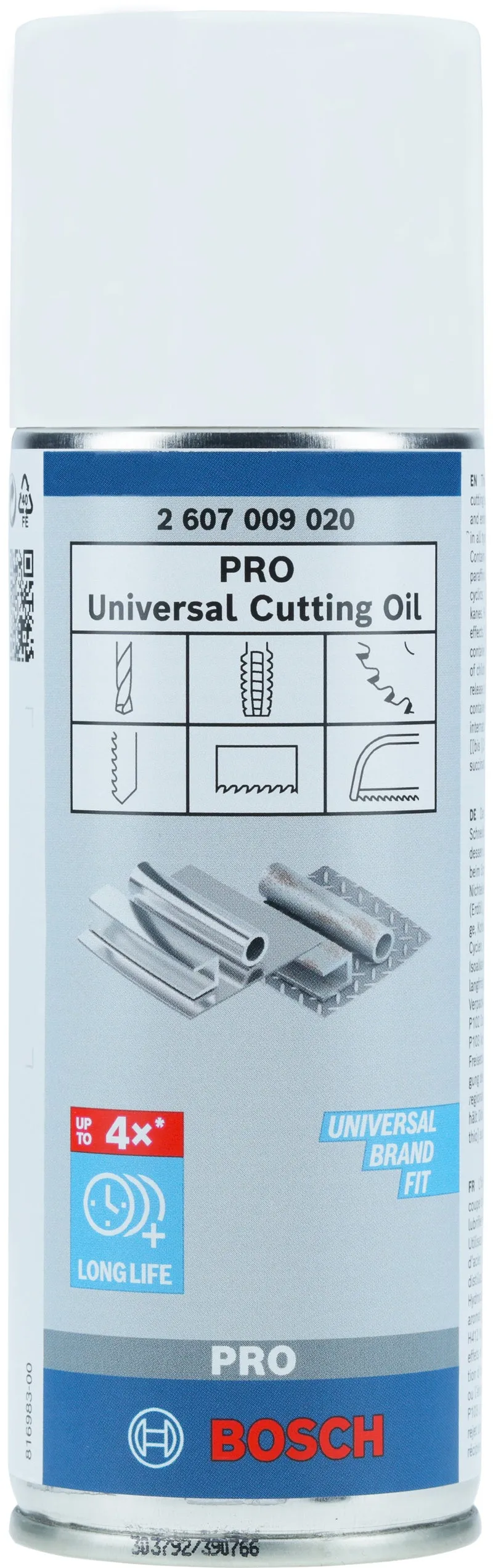 Bosch PRO Universalschneideöl 250 ml (Zum Schmieren von Zubehör in Metallanwendungen)