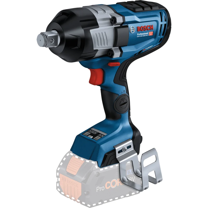 Bosch Akku-Schlagschrauber GDS 18V-1600 HC (3/4" Vierkant, Drehmoment: 1600 Nm, inkl. GCY 42, Solo in L-BOXX 136)