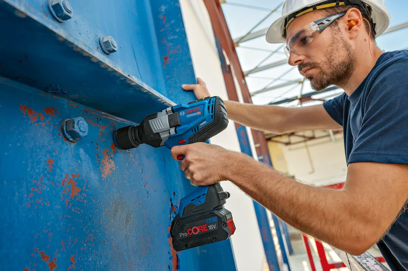 Bosch Akku-Schlagschrauber GDS 18V-1600 HC (3/4" Vierkant, Drehmoment: 1600 Nm, inkl. GCY 42, Solo in L-BOXX 136)