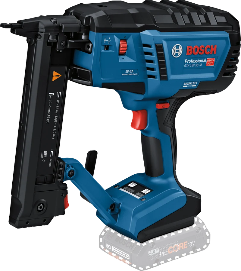 Bosch Professional GTH 18V-38 M Akku-Holzklammerer ohne Akku/Lader , L-BOXX 238