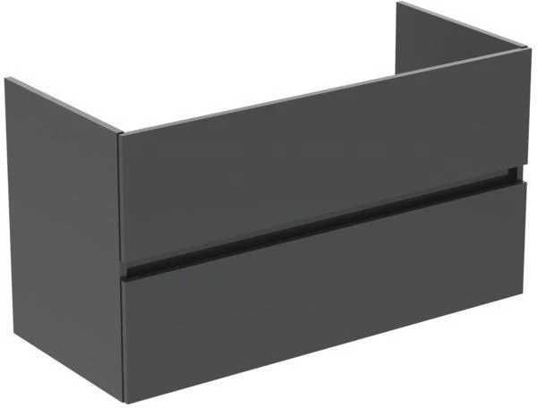 IDEAL STANDARD Möbelpaket Eurovit+ m.WT 101cm Weiß u.Schrank 100cm