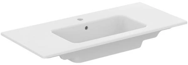 IDEAL STANDARD Möbelpaket Eurovit+ m.WT 101cm Weiß u.Schrank 100cm