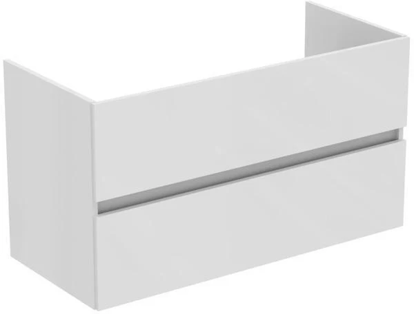IDEAL STANDARD Möbelpaket Eurovit+ m.WT 101cm Weiß u.Schrank 100cm