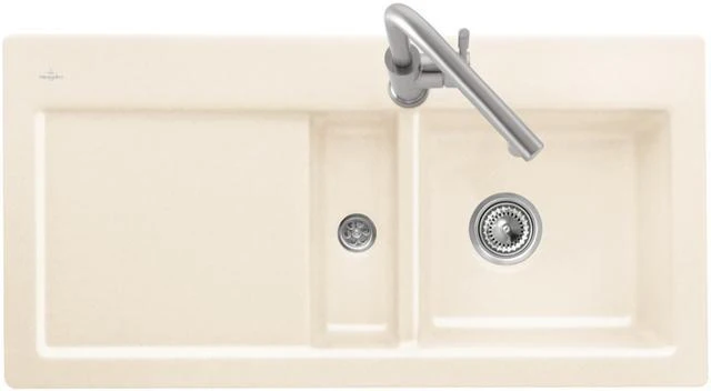 Villeroy & Boch Subway 60 flat Spüle 965x475mm Keramik Ebony CeramicPlus