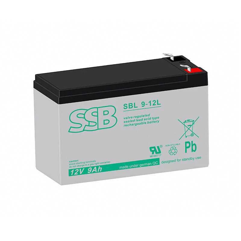 SSB SBL9-12L 12V 9Ah Bleiakku AGM Blei Gel Akku