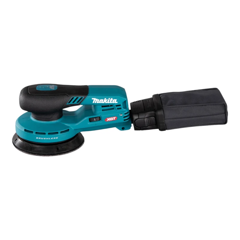Makita BO 001 CGU101 Akku Exzenterschleifer 40 V max. 125 mm 5,0 mm Hub Brushless + 1x Akku 4,0 Ah + Ladegerät + Makpac