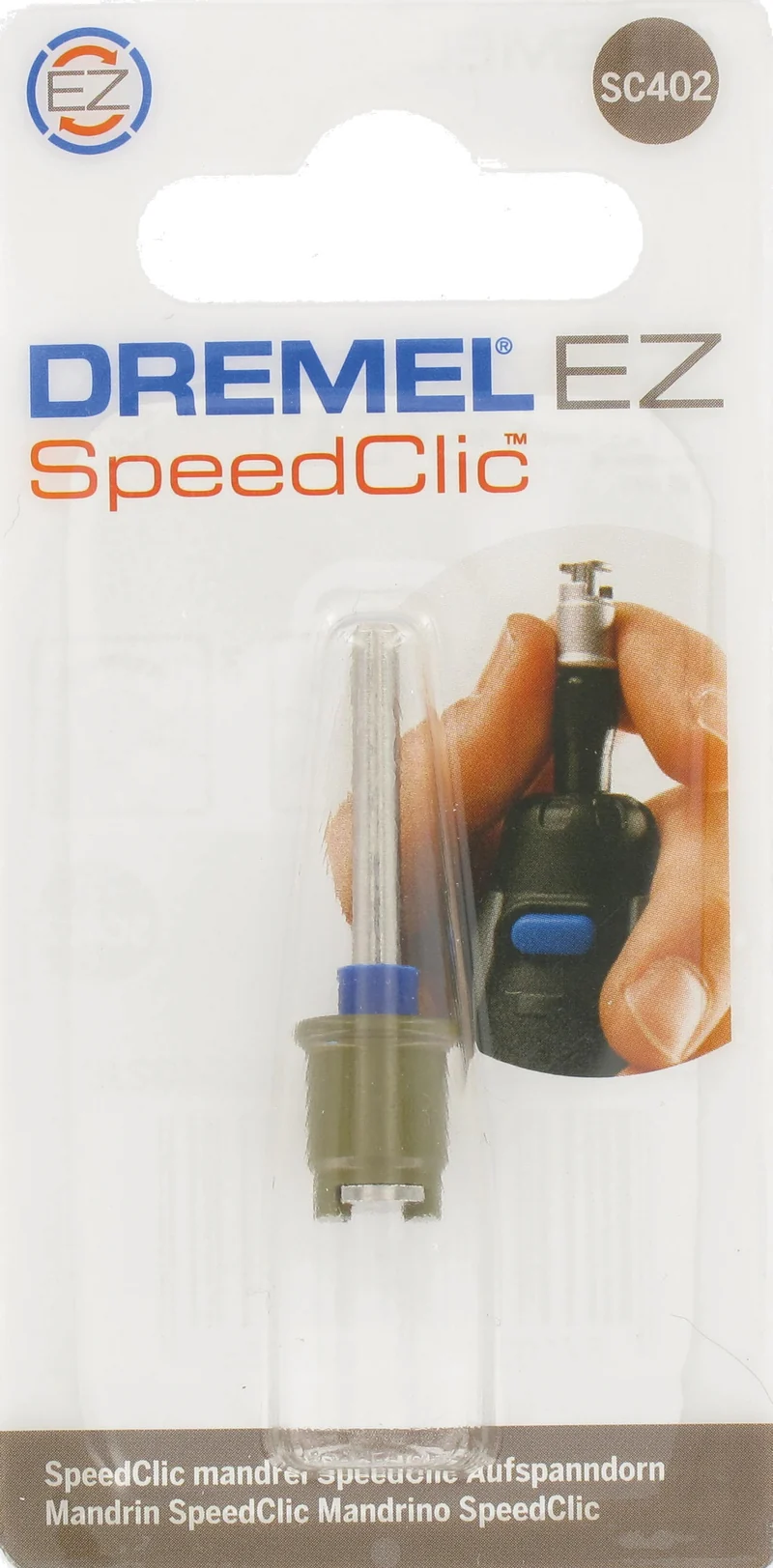 Dremel EZ SpeedClic Aufspanndorn (Schaft-Ø: 3,2 mm, Länge: 38 mm, SC402)