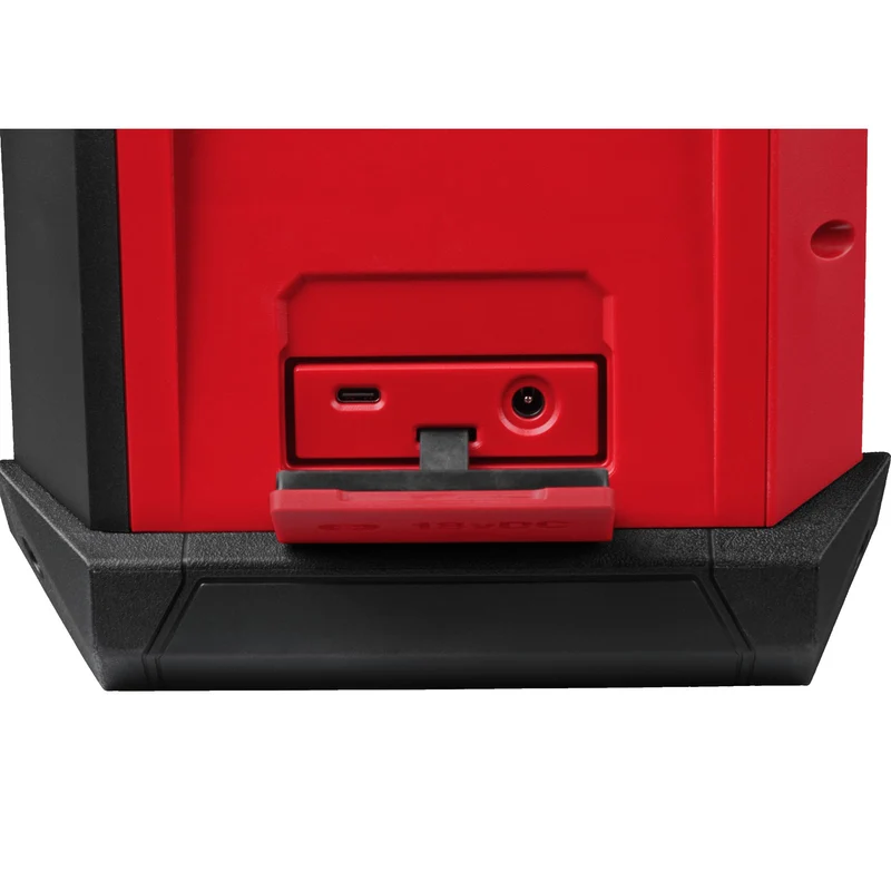 Milwaukee Akku-Baustellenradio M18 RADDAB+G2-0 (DAB+ / FM-Empfänger, Bluetooth®-Empfang bis 30 m, Akku- & Kabelbetrieb, USB-C, ohne Akku)