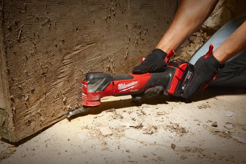 Milwaukee Akku-Multitool M18 FMT-0X (Oszillationswinkel: 2,1°, FIXTEC Schnellwechselsystem inkl. Universal-Adapter, ohne Akku in HD Box)