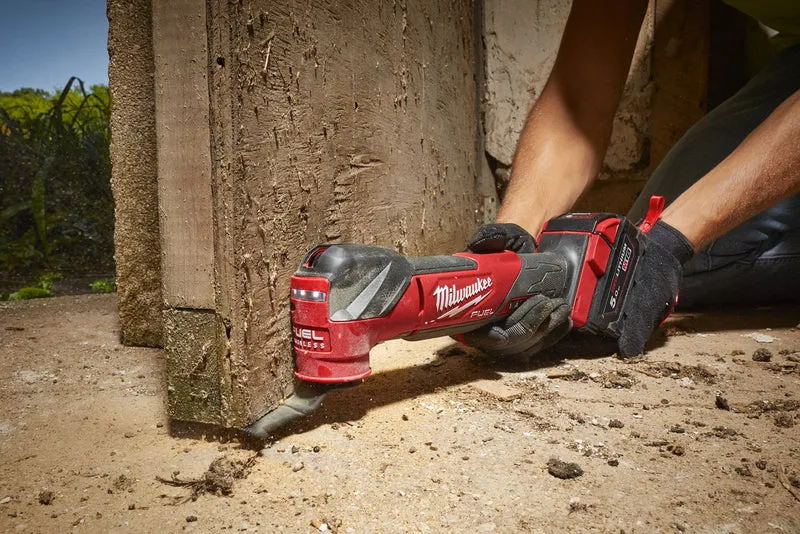 Milwaukee Akku-Multitool M18 FMT-0X (Oszillationswinkel: 2,1°, FIXTEC Schnellwechselsystem inkl. Universal-Adapter, ohne Akku in HD Box)