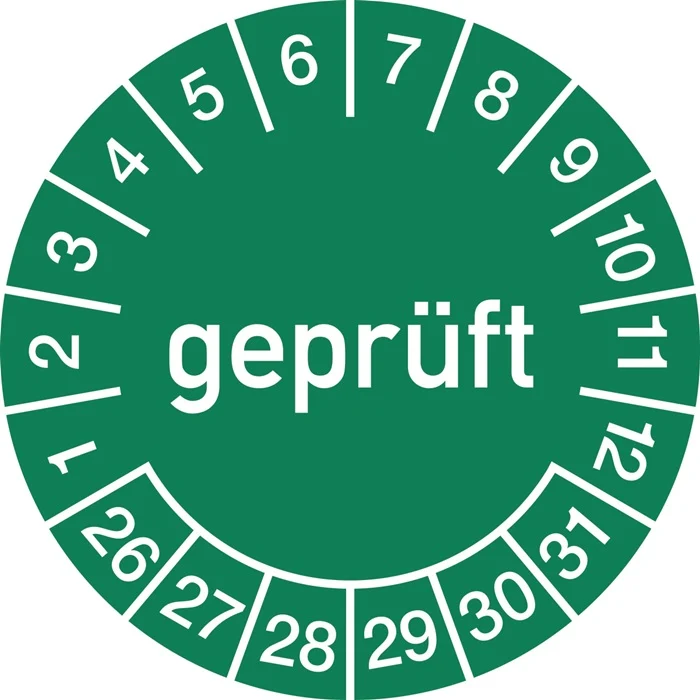 Mehrjahresprüfplakette Ø 15 mm ( 9000477123 )