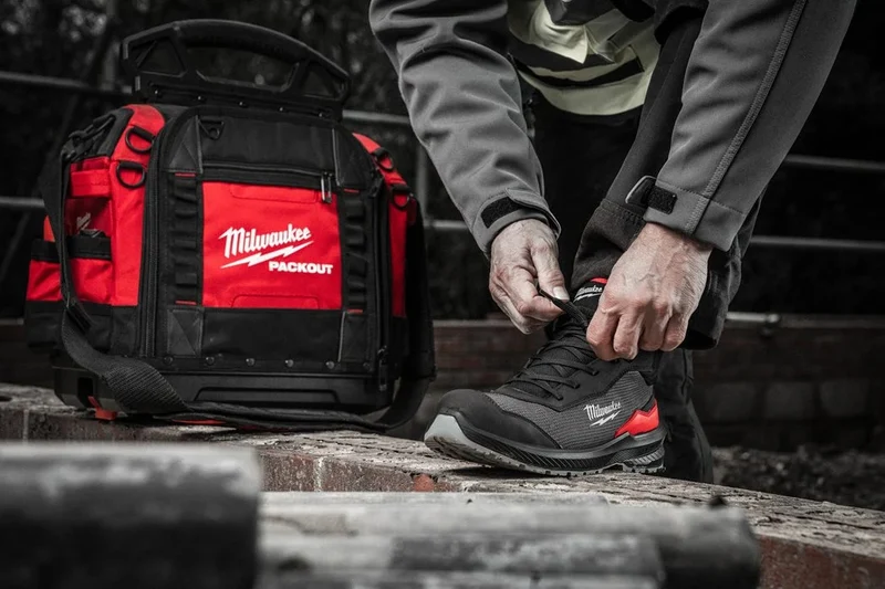 Milwaukee Flextred S1PS Sicherheits-Schnürstiefel schwarz
