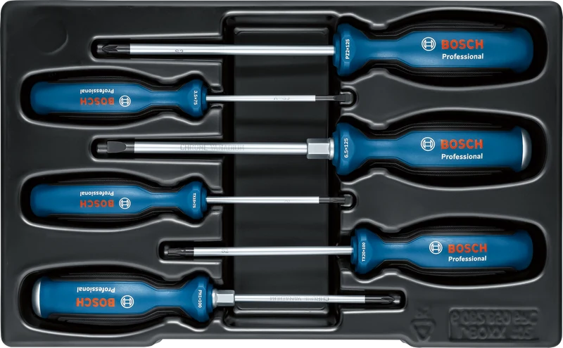 Bosch Schraubendreher Set SL/PH/PZ/TX 6 tlg.