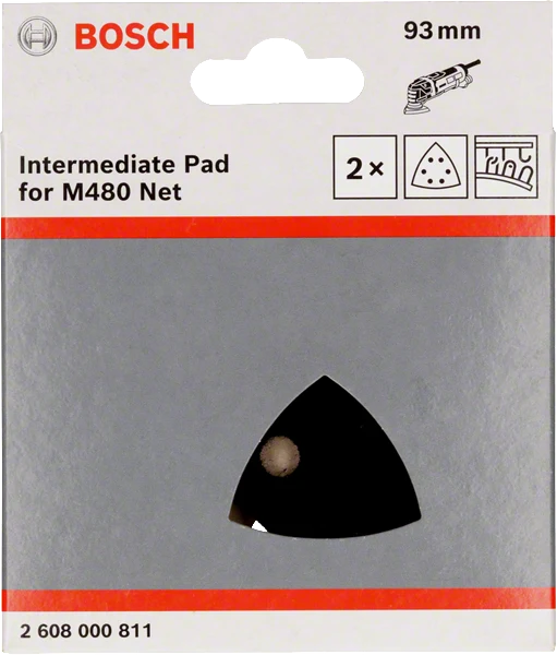 Bosch Schleiftellerschoner / Zwischenscheibe 93 mm für Multitools & Deltaschleifer 2 Stk.