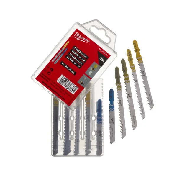 Milwaukee Stichsägeblatt Set für Holz und Metall 35 tlg.