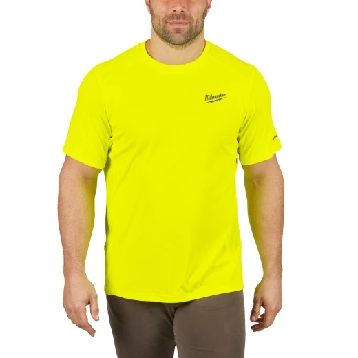 Milwaukee® Funktions-T-Shirt mit UV-Schutz WW SS gelb/rot/schwarz/grau in der Größe S/M/L/XL/XXL
