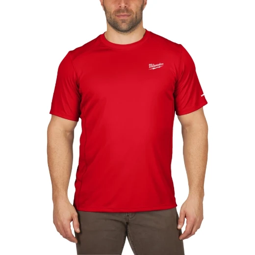 Milwaukee® Funktions-T-Shirt mit UV-Schutz WW SS gelb/rot/schwarz/grau in der Größe S/M/L/XL/XXL