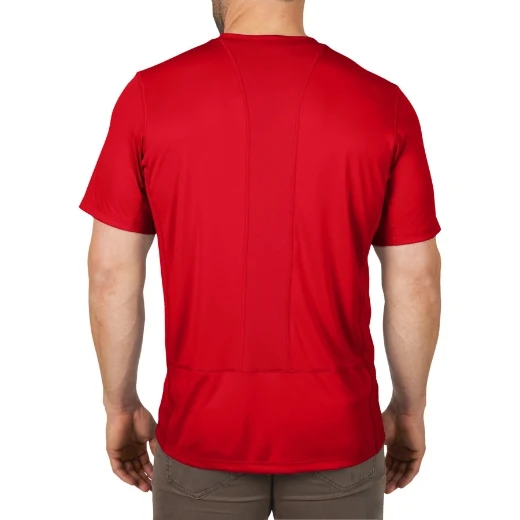 Milwaukee® Funktions-T-Shirt mit UV-Schutz WW SS gelb/rot/schwarz/grau in der Größe S/M/L/XL/XXL