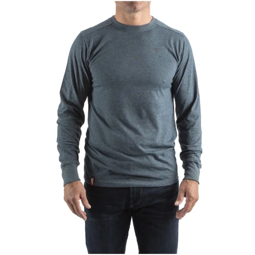 Milwaukee Hybrid-Langarm-Shirt HTLS blau/grün/schwarz/grau in der Größe S/M/L/XL/XXL