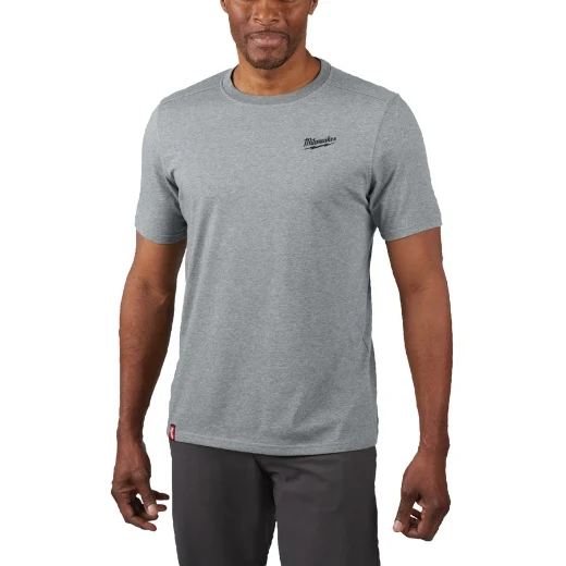 Milwaukee Hybrid-T-Shirt HTSS kurzärmlig blau/grün/schwarz/grau in der Größe S/M/L/XL/XXL