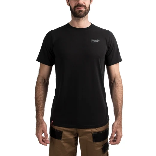 Milwaukee Hybrid-T-Shirt HTSS kurzärmlig blau/grün/schwarz/grau in der Größe S/M/L/XL/XXL