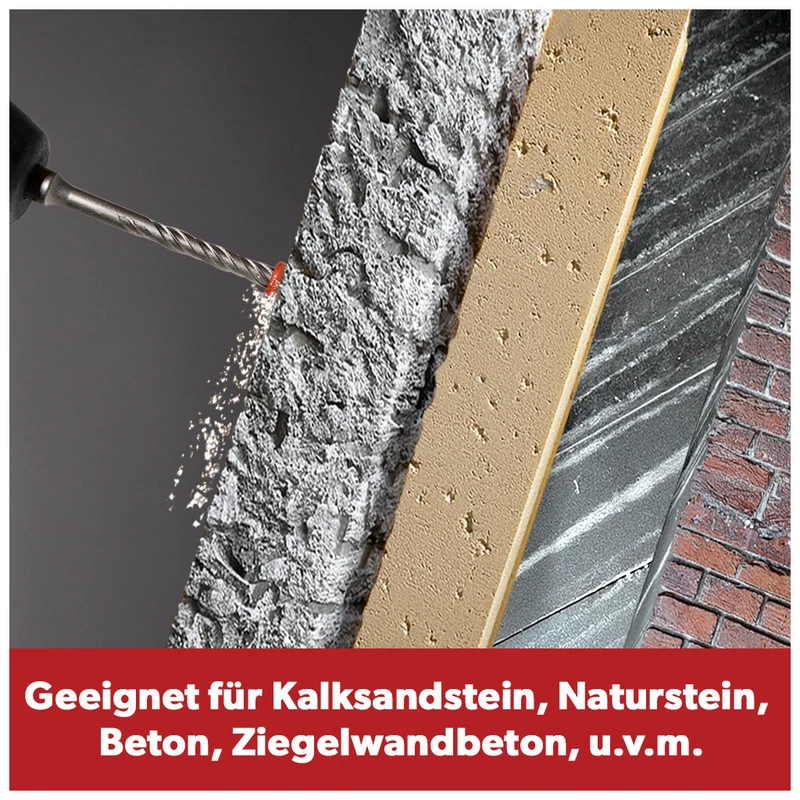 Siwitec SDS Plus Betonbohrer Set 7-teilig / 160 mm