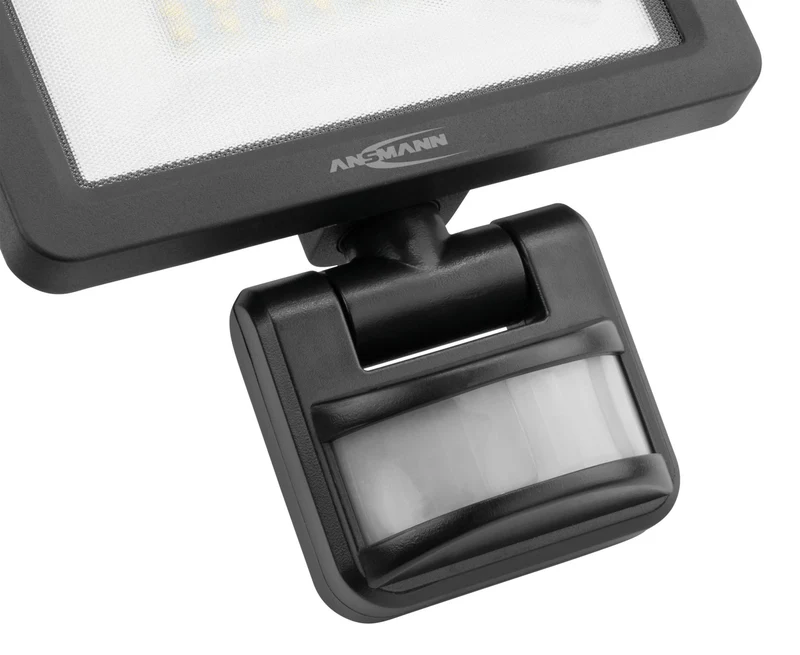 Ansmann WFL30W-S LED-Wandstrahler mit PIR Bewegungsmelder, kabelgebunden, 30 W