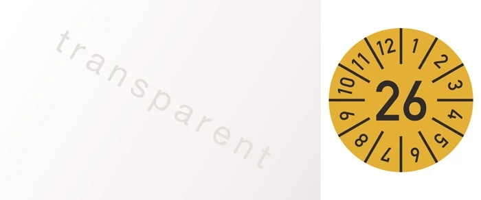 Einjahreskabelprüfplakette B25xL60 mm ( 9000477122 )