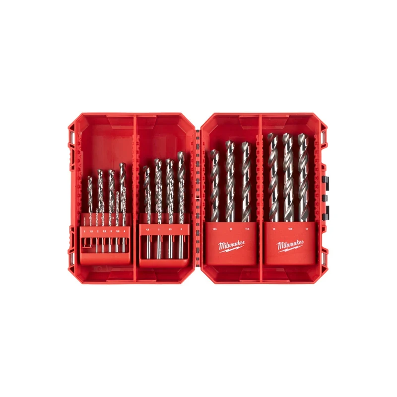 Milwaukee THUNDERWEB Metallbohrer Set HSS-G in Packout Kassette 25tlg. (4932493870)