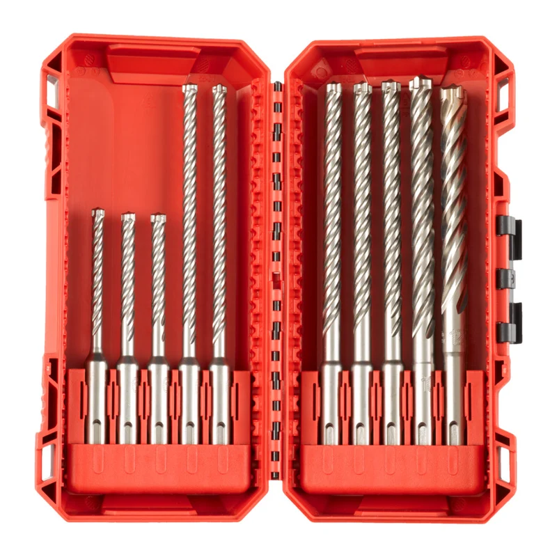 Milwaukee MX4 Hammerbohrer SDS-Plus Set in Packout Kassette 10 tlg. (4932492115)