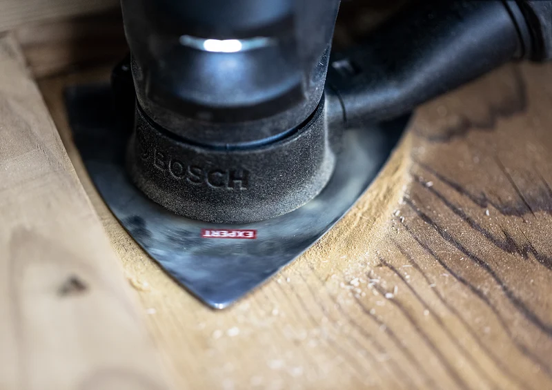 Bosch EXPERT Sanding Plate AVZ 90 RT10 Blatt für Multifunktionswerkzeuge, 90 mm