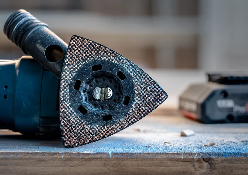 Bosch EXPERT Sanding Plate AVZ 90 RT6 Blatt für Multifunktionswerkzeuge, 90 mm