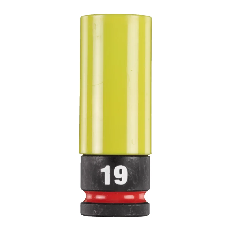 Milwaukee Shockwave 1/2" HEX gelbe Schlagnuss 19 mm